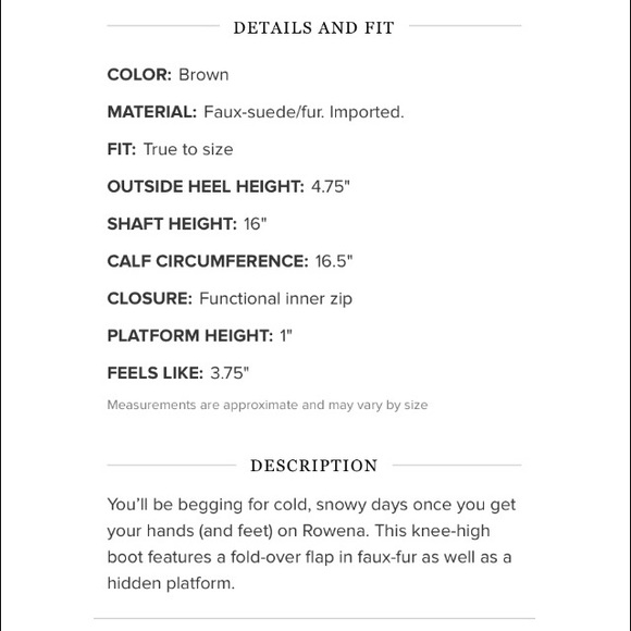 NIB 10 Shoe Dazzle Faux Fur Heeled Boots in Taupe - Picture 6 of 6